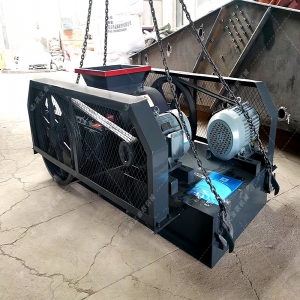 4PG0806中型四輥破碎機發貨圖片_發往廣西南寧_破碎鐵礦石