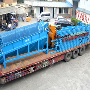 2PG1000x700型彈簧式對輥制砂機發貨